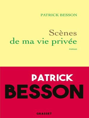 cover image of Scènes de ma vie privée